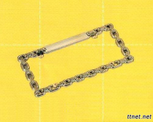 Chain Type License Frame