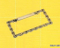 Chain Type License Frame
